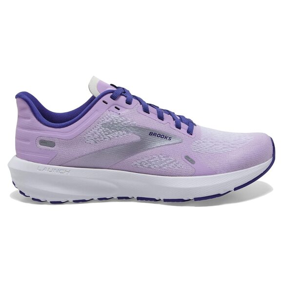 Brooks Shoes - Brooks | Launch 9 Running Athletic Sneaker Shoe in Lilac / Cobalt / Silver